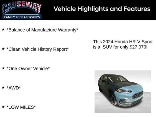 2024 Honda HR-V Sport