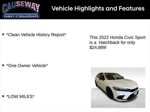 2022 Honda Civic Sport