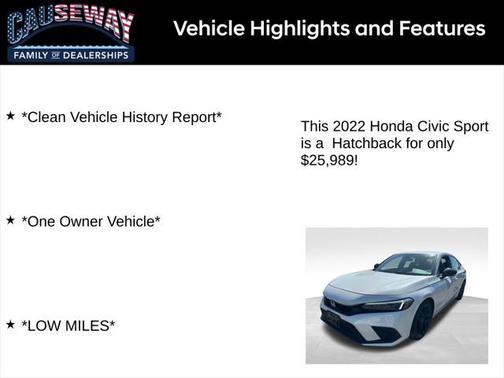 2022 Honda Civic Sport