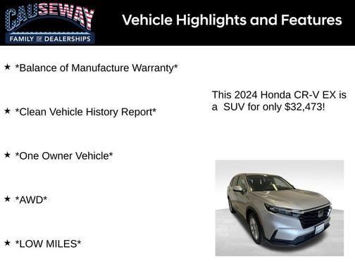 2024 Honda CR-V EX AWD