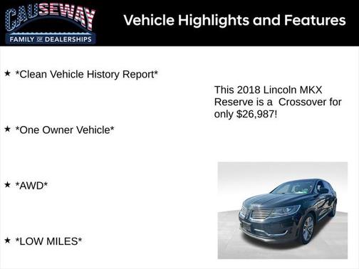 2018 Lincoln MKX Reserve