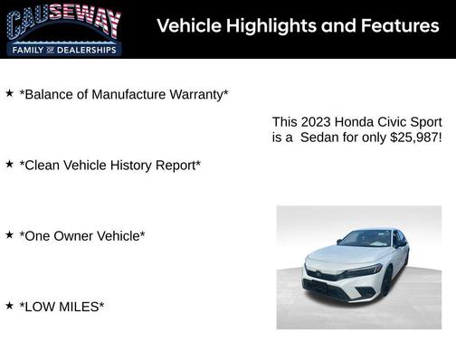 2023 Honda Civic Sport