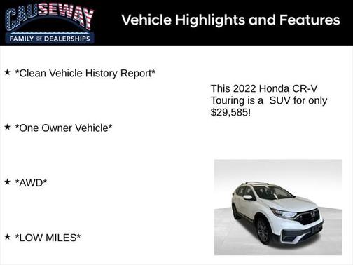 2022 Honda CR-V AWD Touring