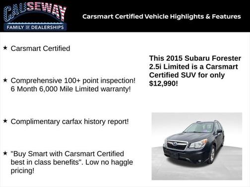 2015 Subaru Forester 2.5i Limited