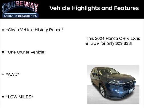 2024 Honda CR-V LX AWD