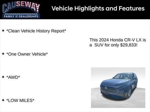 2024 Honda CR-V LX AWD