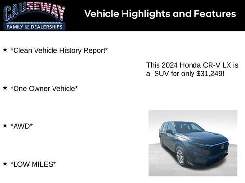 2024 Honda CR-V LX AWD