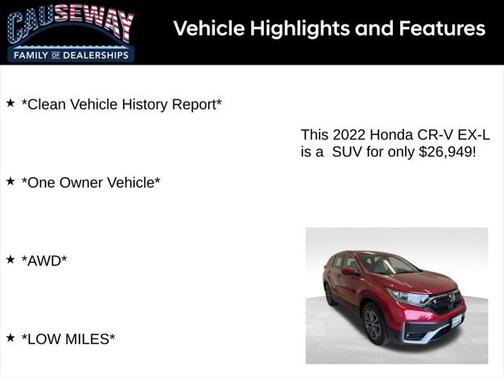 2022 Honda CR-V AWD EX-L