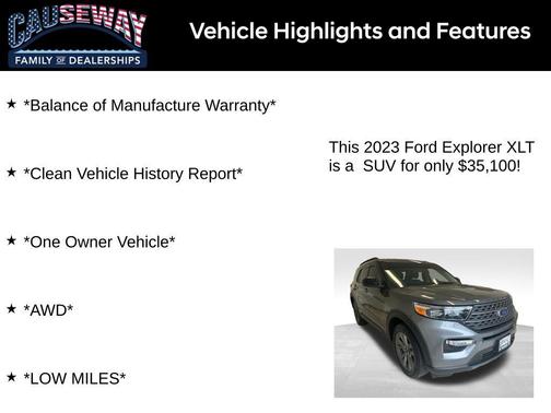2023 Ford Explorer XLT