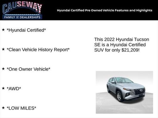 2022 Hyundai TUCSON SE