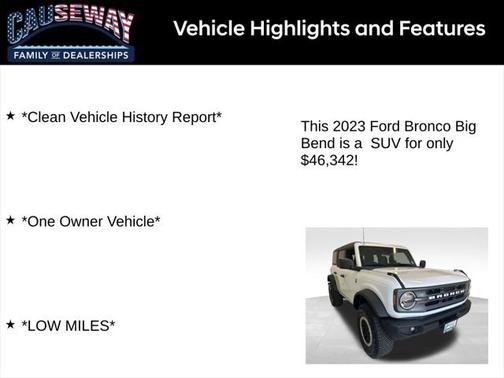 2023 Ford Bronco Big Bend