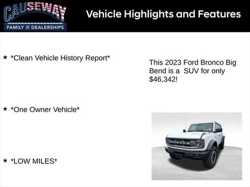 2023 Ford Bronco Big Bend