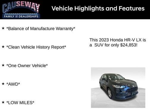 2023 Honda HR-V LX