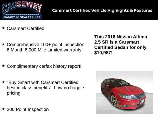 2016 Nissan Altima 2.5 SR