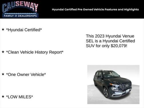 2023 Hyundai VENUE SEL