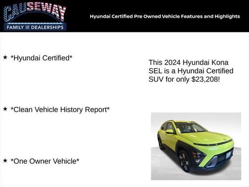 2024 Hyundai KONA SEL