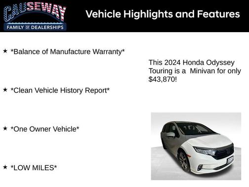 2024 Honda Odyssey Touring