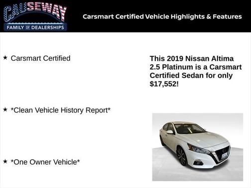 2019 Nissan Altima 2.5 Platinum