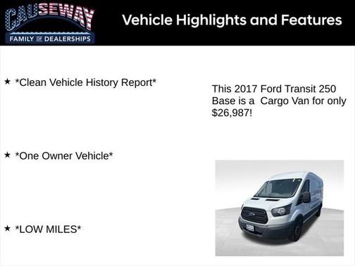 2017 Ford Transit-250 Base