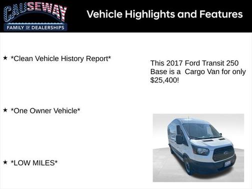 2017 Ford Transit-250 Base