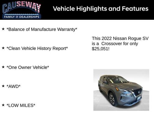 2022 Nissan Rogue SV