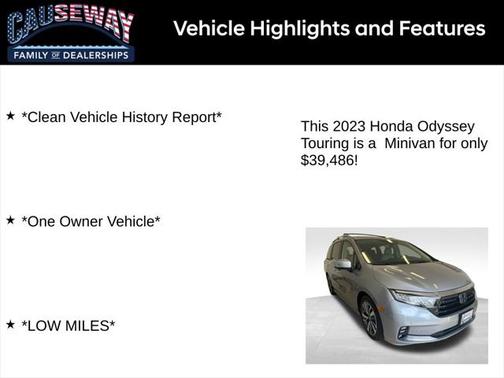 2023 Honda Odyssey Touring