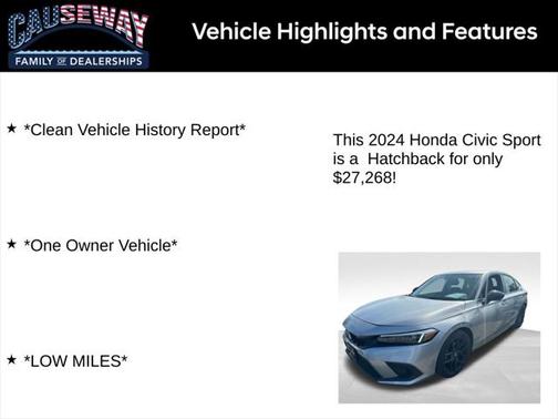 2024 Honda Civic Sport