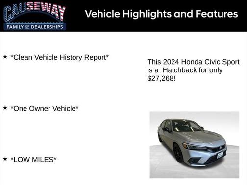 2024 Honda Civic Sport