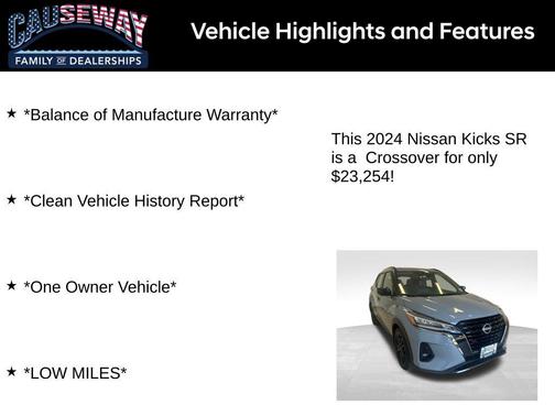 2024 Nissan Kicks SR