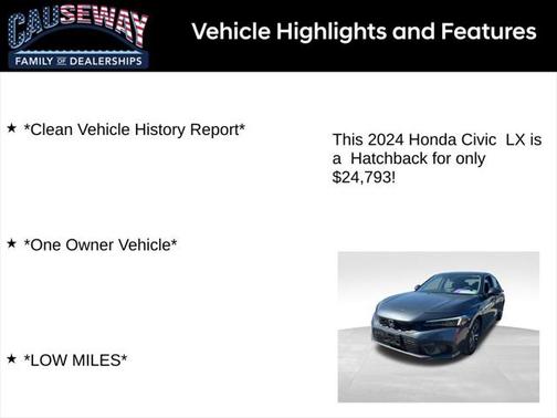 2024 Honda Civic LX