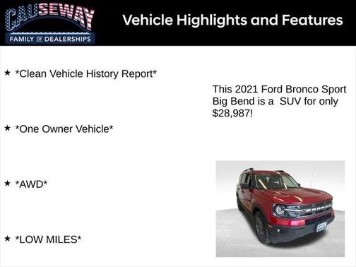 2021 Ford Bronco Sport Big Bend