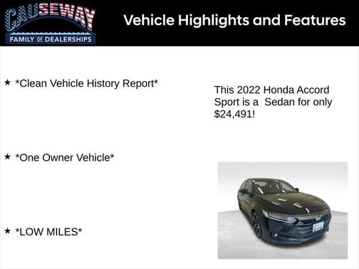 2022 Honda Accord Sport 1.5T