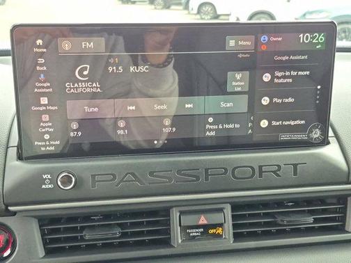 Sonic Gray Pearl 2026 Honda Passport TrailSport Elite