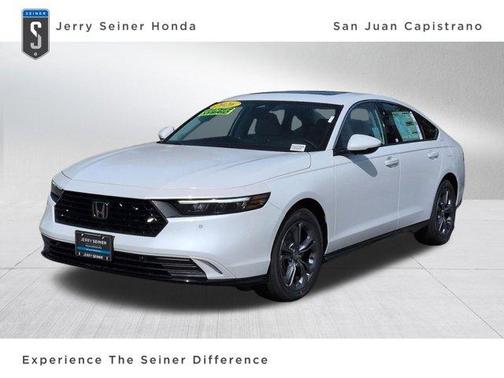 Platinum White Pearl 2026 Honda Accord Hybrid EX-L