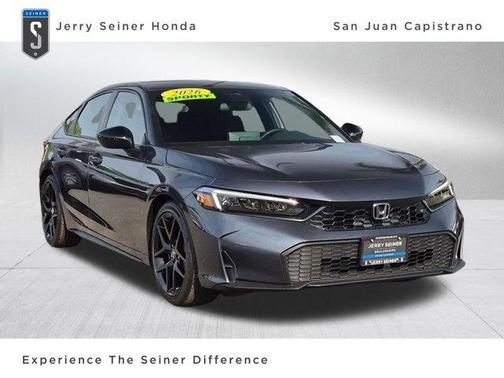 Meteorite Gray Metallic 2026 Honda Civic Sport