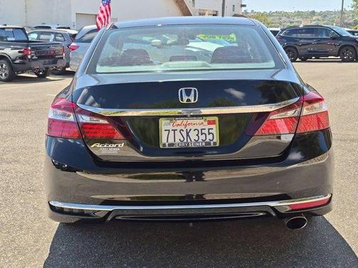 Black 2016 Honda Accord LX