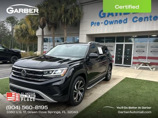 Deep Black Pearl Effect 2023 Volkswagen Atlas 3.6 SEL