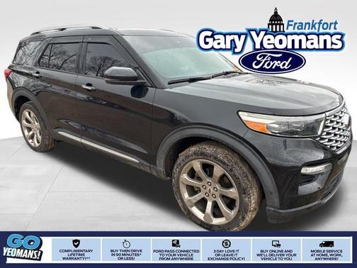 Agate Black Metallic 2020 Ford Explorer Platinum