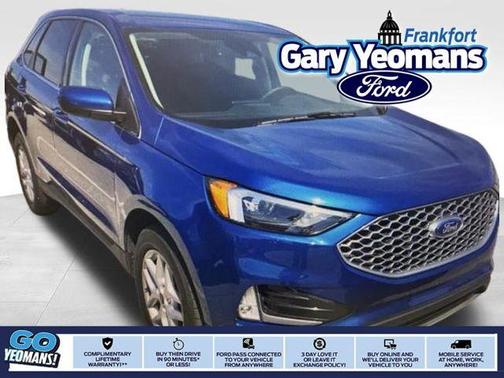 Atlas Blue Metallic 2024 Ford Edge SEL