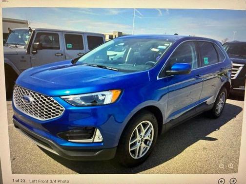 Atlas Blue Metallic 2024 Ford Edge SEL