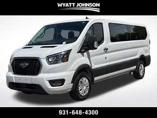 Oxford White 2023 Ford Transit-350 XLT