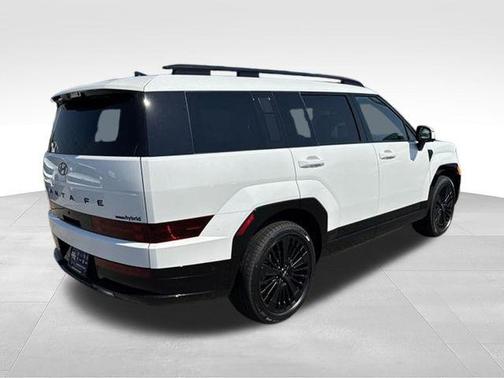 Serenity White 2026 Hyundai SANTA FE HEV Calligraphy