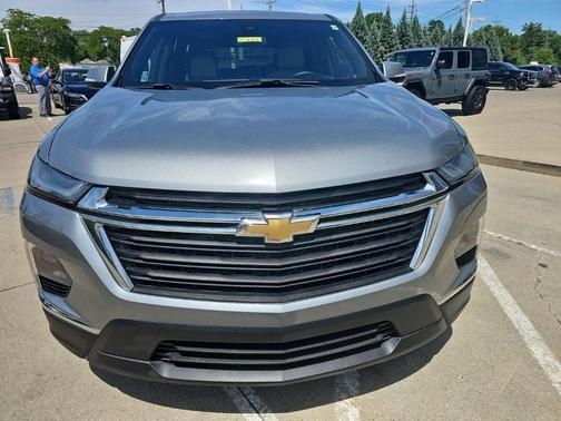 Sterling Gray Metallic 2023 Chevrolet Traverse LS