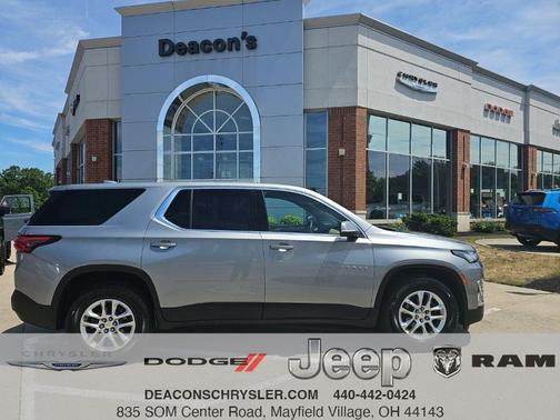 Sterling Gray Metallic 2023 Chevrolet Traverse LS