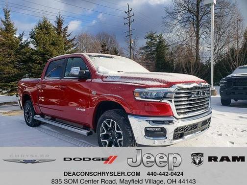 Molten Red Pearlcoat 2026 RAM 1500 Laramie