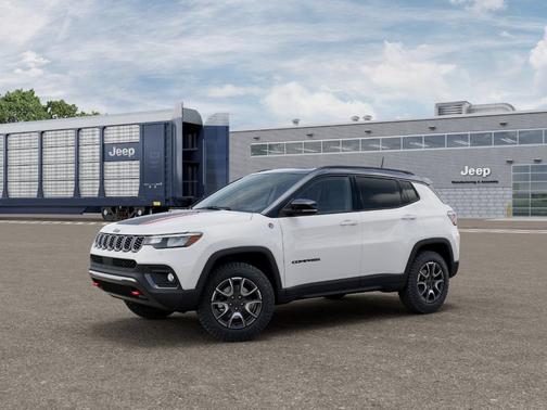 Bright White Clearcoat 2026 Jeep Compass Trailhawk