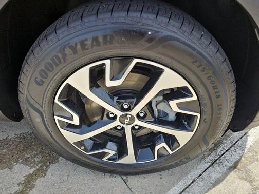 Blue 2025 Kia Sportage Hybrid EX