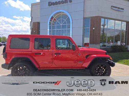 Firecracker Red Clearcoat 2025 Jeep Wrangler 4xe Sahara