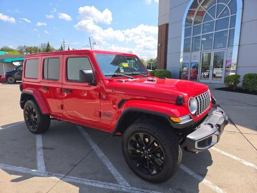 Firecracker Red Clearcoat 2025 Jeep Wrangler 4xe Sahara