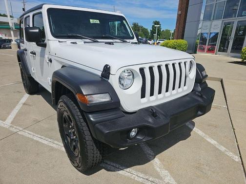 Bright White Clearcoat 2023 Jeep Wrangler Sport